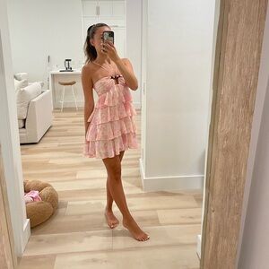 Revolve Tularosa Ruby Mini Dress in Annie Floral Multi